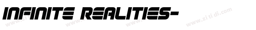 infinite realities字体转换